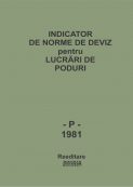 Indicator de norme de deviz pentru lucrari de poduri